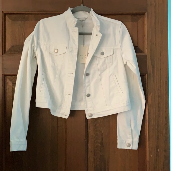 a new day Jackets & Blazers - BRAND NEW white denim jacket